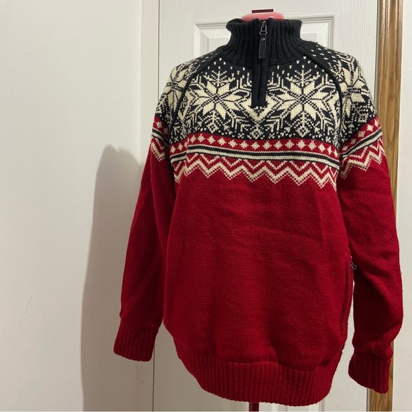 Ice Wear 100% worsted wool polyester lined Nordic style sweater. Size M. Used. - Picture 14 of 16
